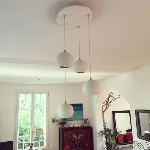 Origine - suspension en porcelaine fine